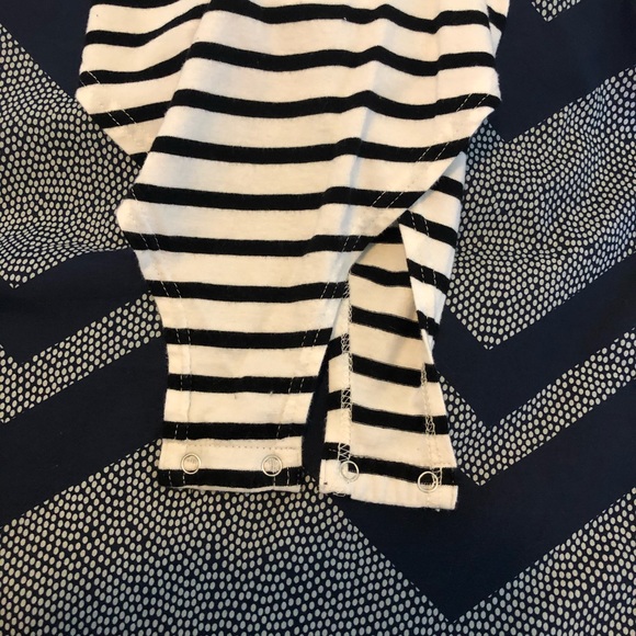 MINKPINK BLACK AND WHITE STRIPPED BODY SUIT XS - Picture 11 of 12